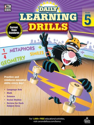 cover image of Daily Learning Drills, Grade 5